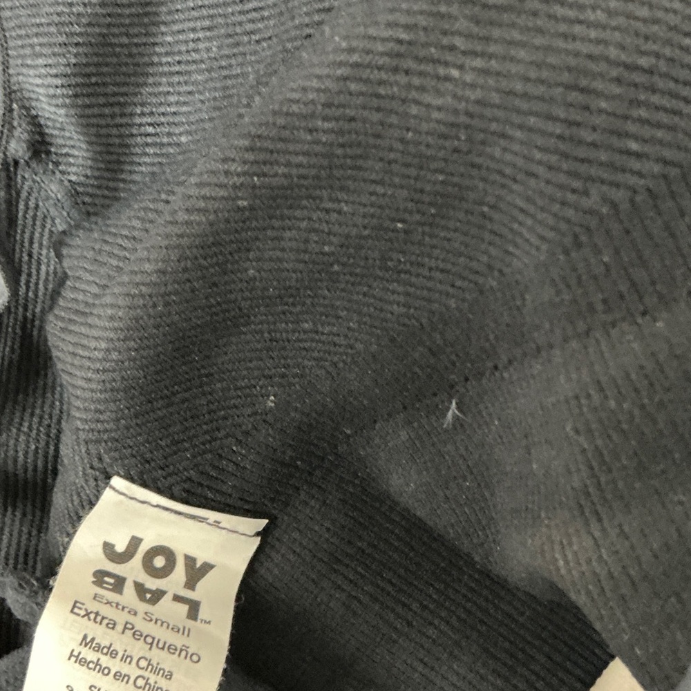 JoyLab Black Ribbed Bandeau - Picture 3 of 3